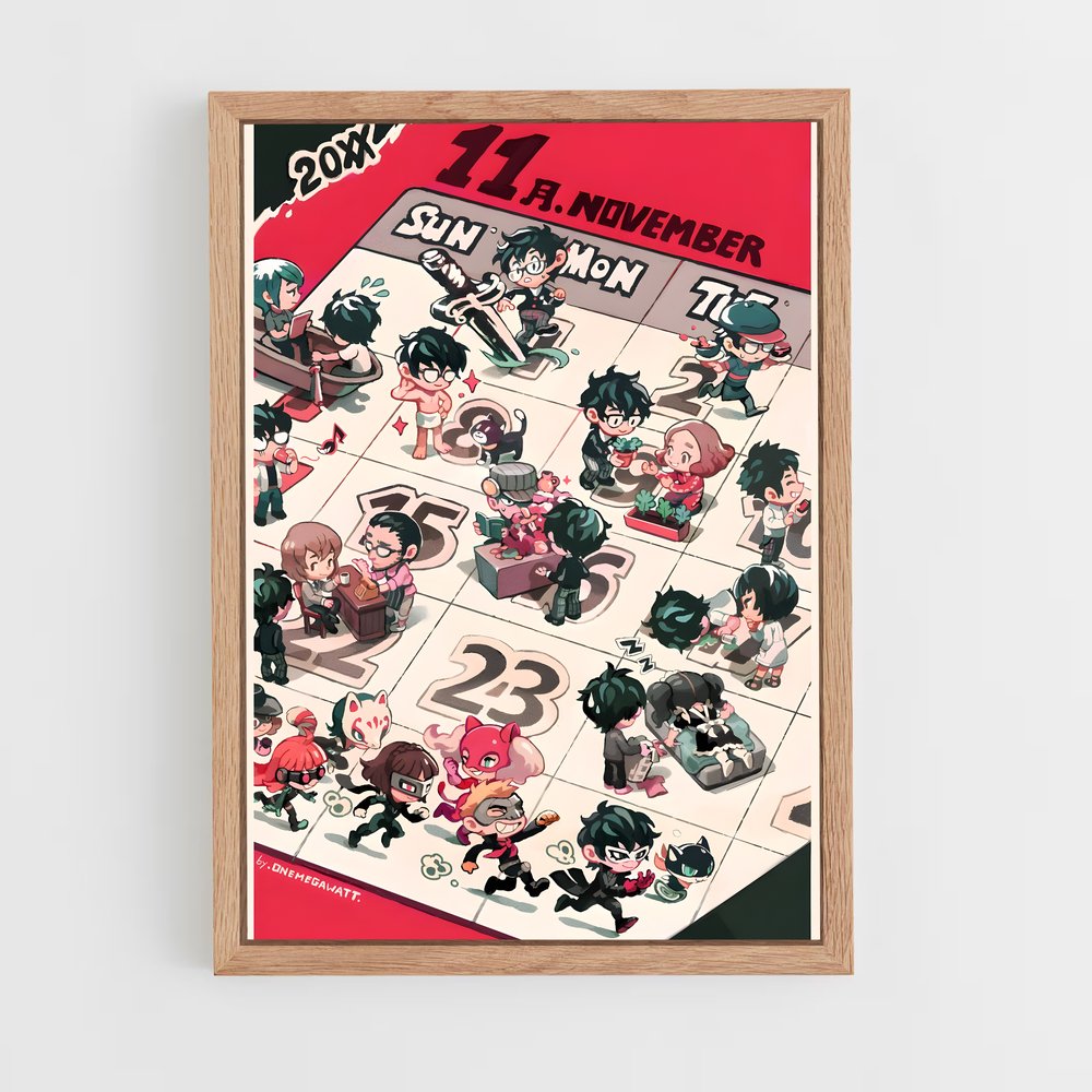 Poster Phantom Thieves: Ruse Éternelle – affiche Persona 5 (vue 4)